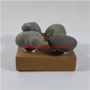 River Rock Stone Furniture Knobs /Stone Cabinet Knobs /Stone Door Knobs