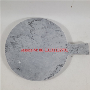 Round Marble Cheese Board with Handle /Marble Cheese Board/Breakfast Plate/Placemat Round Marble Cheese Board with Handle /Marble Cheese Board/Breakfast Plate/Placemat