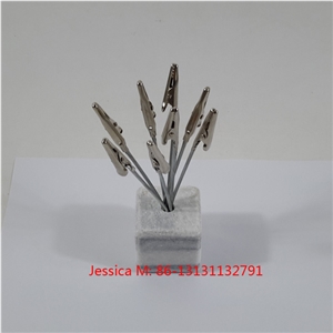Umbra Fotofalls Grey Marble Base Desktop Photo Holder