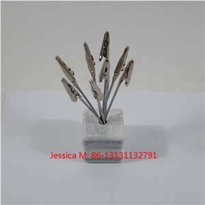 Umbra Fotofalls Grey Marble Base Desktop Photo Holder