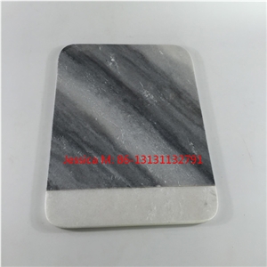 White and Grey Marble Cheese Board Cutting Board Tray