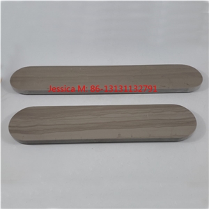 Wood Grain Brown Marble Tray /Wood Effect Marble Platter