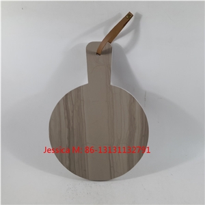 Wood Grain Veins Marble Stone Cheese Board /Marble Cutting Board/Marble Chopping Board