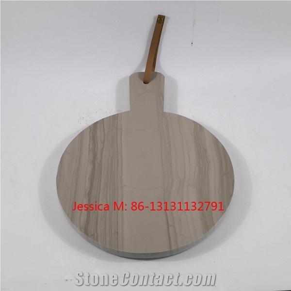 Wood Grain Veins Marble Stone Cheese Board /Marble Cutting Board/Marble Chopping Board