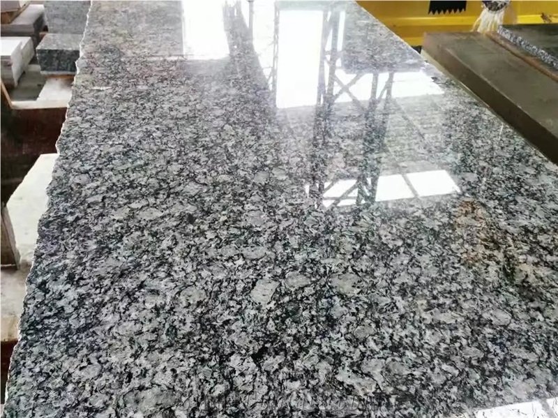 China Surf White Wave Flower White Sea Wave Polished Slabs Tiles