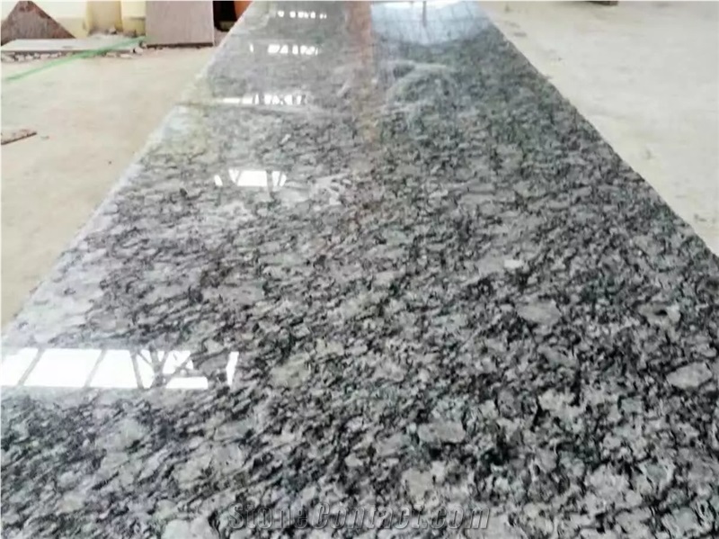 China Surf White Wave Flower White Sea Wave Polished Slabs Tiles