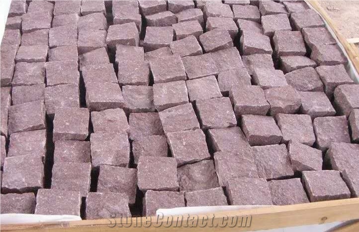 G666 Granite Cubes/ Stone Tile/China Red Porphyry Cube Stone/Paving Stone
