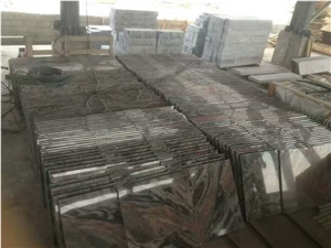Multicolor Red Polished Granite Slabs Tiles