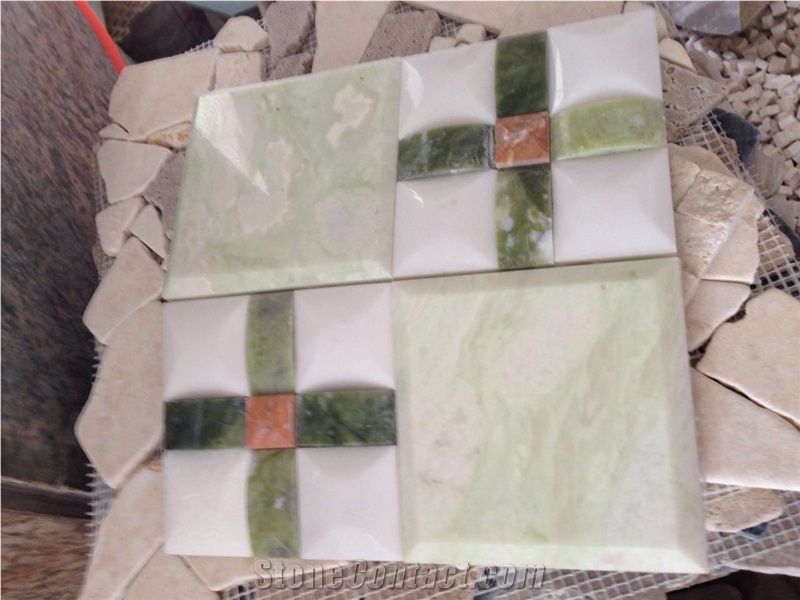 Polished Mosaic Tiles/Travertine Mosaics/Marble Mosaics/Onyx Mosaics/Wall Mosaic/Floor Mosaics/Background Mosaics/Natural Stone Mosaic
