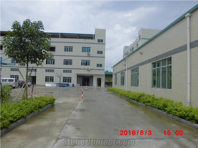 Black Home Decoration Materials Polyester Artificial Stone Qh0825