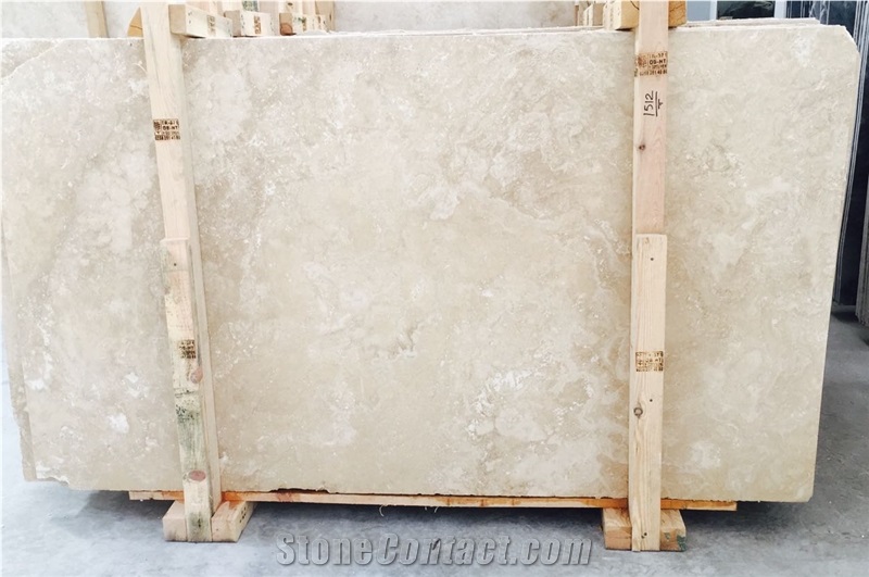 Classic Travertine Slabs Cross Cut Honed Filled/ Polished