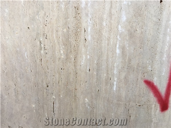 Vein Cut Blocks Travertine Block, Turkey Beige Travertine
