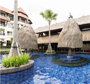 Bali Glazed Ceramic Mosaic Swimming Pool Tiles, Indonesia Mosaic Porcelain Tile & Cearmic Tile, Mass Kuda Laut Glossy Ceramic Tiles