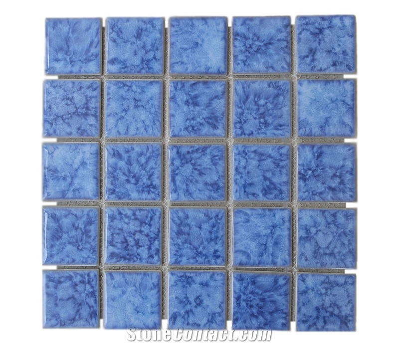 Bali Glazed Ceramic Mosaic Swimming Pool Tiles, Indonesia Mosaic Porcelain Tile & Cearmic Tile, Mass Kuda Laut Glossy Ceramic Tiles