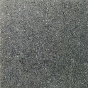Flamed and Brushed Black Granite