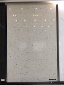 Natural Marble Like Artificial Quartz Stone with Dark Vein Lines for Interior Decoration Made from Guangdong Yunfu Ce, Sgs Certificate, High Quality @ Wholesale Prices