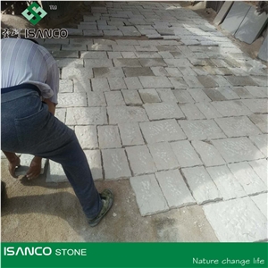 Sandstone Paving Cube, Flagstone Floor Covering Tiles