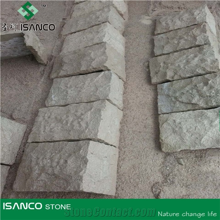 White Sandstone Pavers Rough Picked Finish Courtyard Road Pavers White Sandstone Tile Paving Sets Natural Surface Walkway Pavers Sandstone Blind Stone Pavers Patio Pavers with Cheap Price