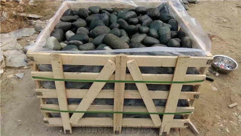 Big Size Gravels Pebble Pattern Walkway Flat River Pebbles