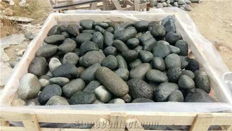 Big Size Gravels Pebble Pattern Walkway Flat River Pebbles