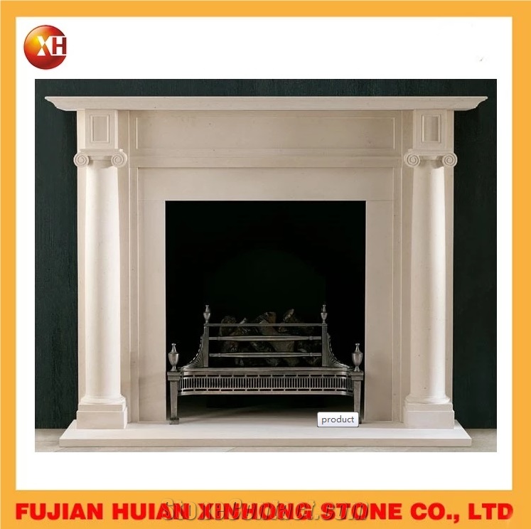 Chinese Carved Marble Stone Fireplace for Construct Decoration