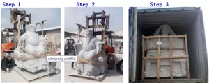 Chinese Carved Marble Stone Fireplace for Construct Decoration