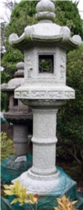 Houon Ji Type G603 Granite 3 High100cm Garden Lantern Style