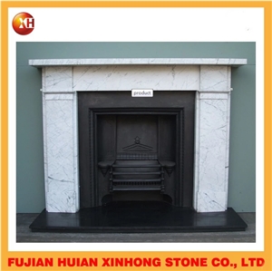 Nature Stone Marble Indoor Surround Fireplace