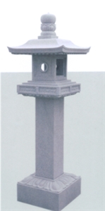 Nishinoya Type Granite Stone G603 Japanese Style Lantern Chinese Style Lantern