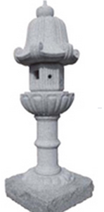 Rikyu Type G603 Granite 3 (High100cm) Lantern