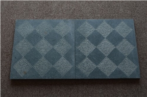Natural Stone Mossy Green Stones, Vietnam, Rohm Pattern Slabs & Tiles