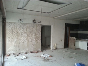 Dhrangadhra Travertine Wall Cladding
