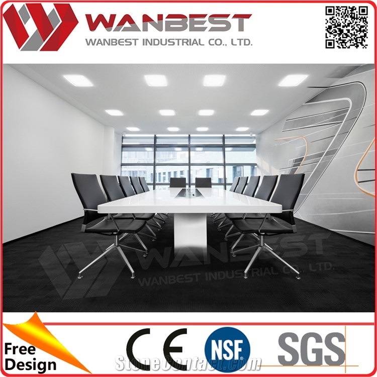 Conference Table and Chairs Touch Screen Conference Table