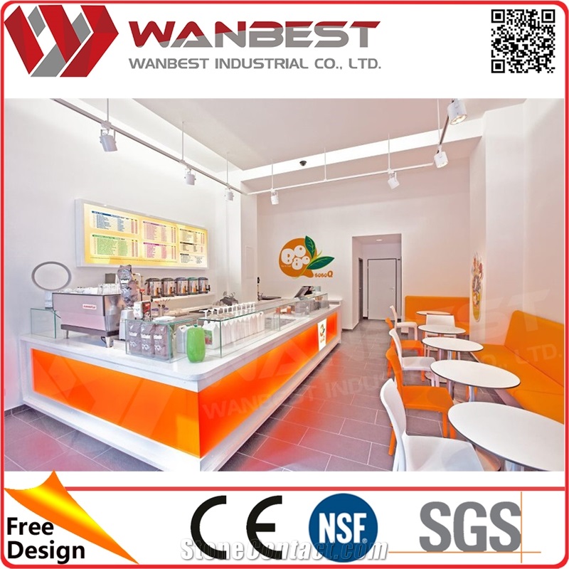 Factory Price Custom Acrylic Marble Stone Kitchen Counter Top