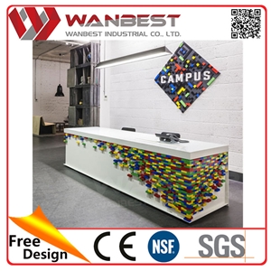 Factory Supply Artificial Stone Avonite Reception Desk Factory Supply Artificial Stone Avonite Reception Desk