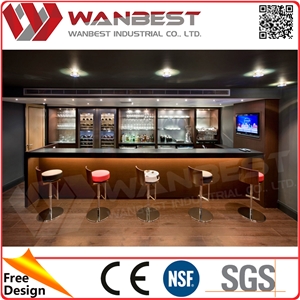 First Class Solid Surface Bar Counter Top / Quartz Bench Bar Tabe / Bar Counter Top