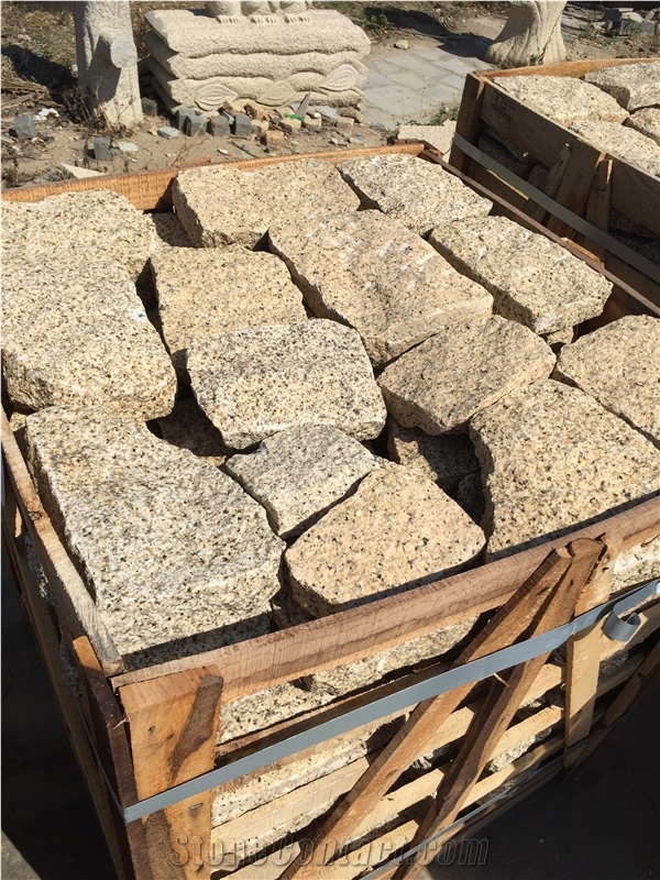 Mixed Yellow Granite for Gardening