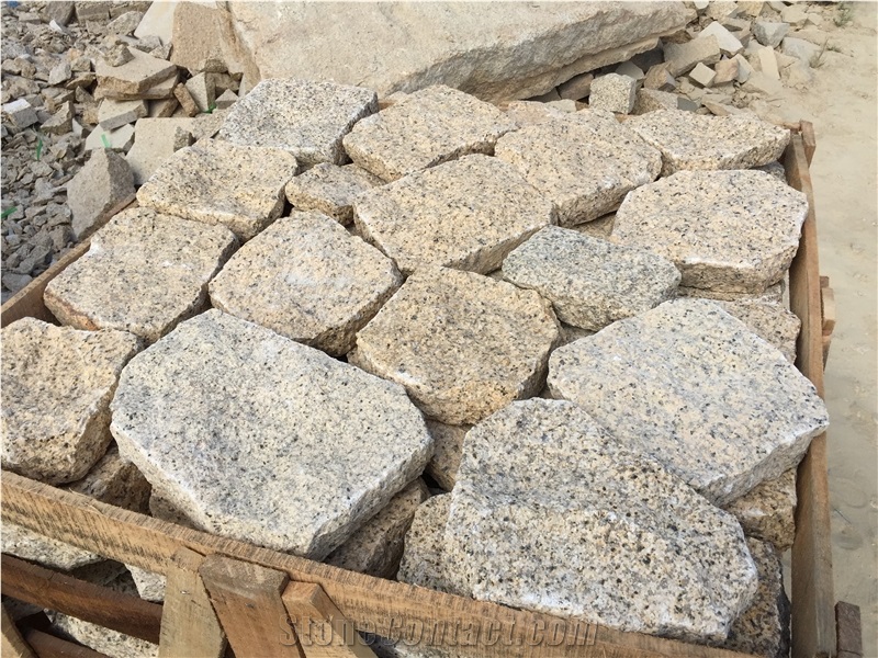 Mixed Yellow Granite for Gardening