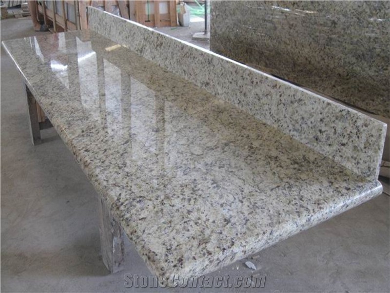 Cheapest Price Brazil Giallo Ornamental/Venetian Gold/Amarelo Ornamental/Amarillo Ornamental/Ornamental Yellow Granite Kitchen Countertops/Bench Tops/Bar Tops/Worktops/Island Tops/Desk Tops