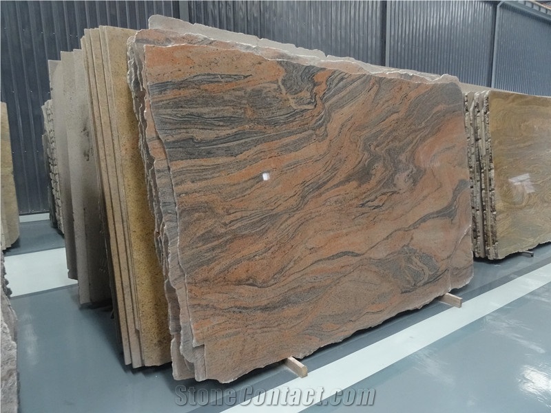 Colombo Juparana Granite Slabs & Tiles & Cut-To-Size,India Pink Granite(Own Factory,Good Price,High Quality)