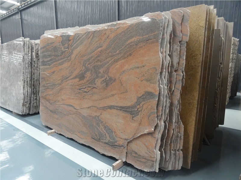 Colombo Juparana Granite Slabs & Tiles & Cut-To-Size,India Pink Granite(Own Factory,Good Price,High Quality)