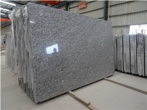 Good Price Chinese Natural Polished Spray White/Spary White/Breaking Waves/Seawave Flower/Wave White/Seawave Grey Granite Slabs & Tiles & Cut-To-Size for Flooring and Walling,Own Factory Direct Sale