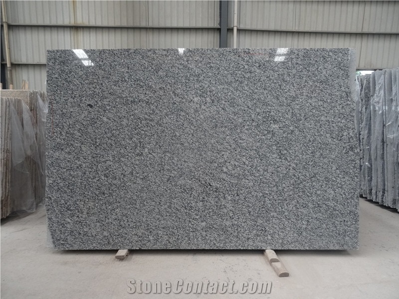 Good Price Chinese Natural Polished Spray White/Spary White/Breaking Waves/Seawave Flower/Wave White/Seawave Grey Granite Slabs & Tiles & Cut-To-Size for Flooring and Walling,Own Factory Direct Sale
