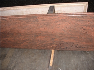 India Multicolor Red/Multicolor Rosso/Multicolor Rojo/Red Symphony Granite Kitchen Countertops/Bench Tops/Bar Tops/Worktops/Island Tops/Desk Tops(Own Factory,Good Price,High Quality)
