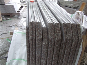 Own Factory Direct Sale Cheapest Price High Quality Chinese G687/Peach Red/Peach Blossom/Peach Purse Granite Kitchen Countertops/Bench Tops/Bar Top/Worktops/Island Tops/Desk Tops,Hot Sale