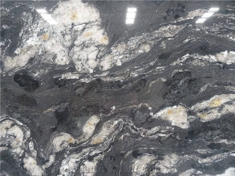 Own Factory Good Price Brazil Polished Cosmic Black,Cosmic Black Titanium,Titanium Mc Granite,Titanium Black,Cosmic Night,Granito Preto Cosmico Granite Slabs & Tiles & Cut-To-Size
