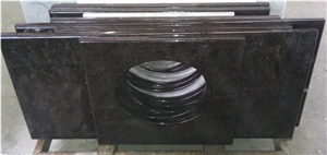 Own Factory Lowest Price High Quality Antique Brown/Angola Brown/Labrador Amostra/Spectrolite Brown Granite Vanity Tops & Bath Tops