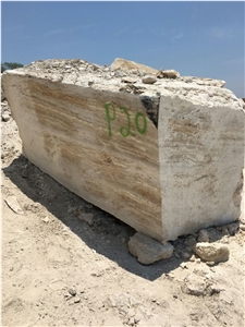 Mexico Beige Travertine Block