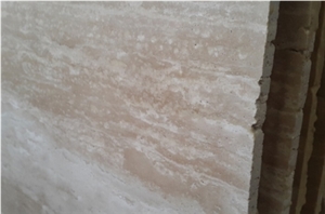 Cream Travertine Marble Slab