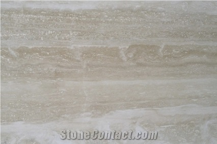 Cream Travertine Marble Slab